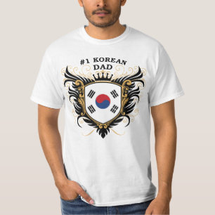 Numrera en koreansk pappa tröja