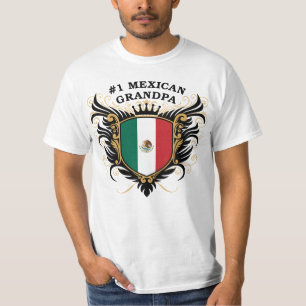 Numrera en mexicansk morfar t-shirt