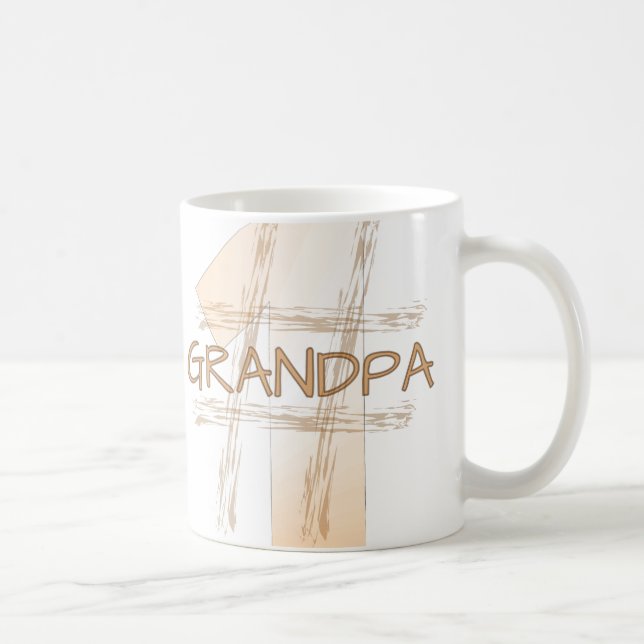 Numrera en morfarkaffemugg kaffemugg (Höger)
