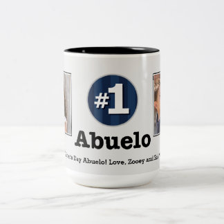 Numrera en mugg för Abuelo 2 anpassningsbarfoto