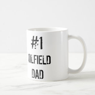 Numrera en Oilfieldpappamugg Kaffemugg