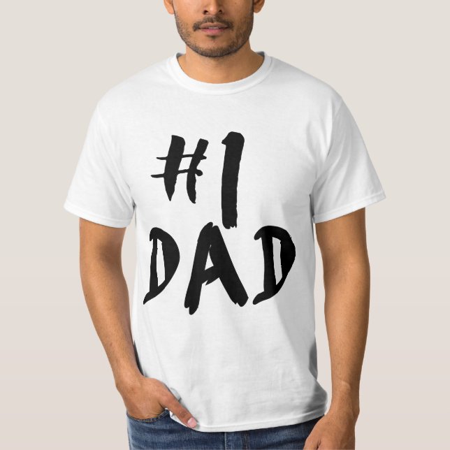 Numrera en pappa t-shirt (Framsida)