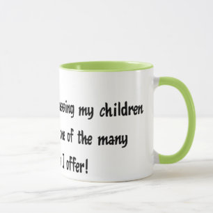 Numrera en pappamugg mugg
