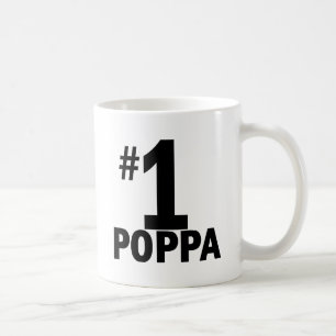 Numrera en Poppa produkter Kaffemugg