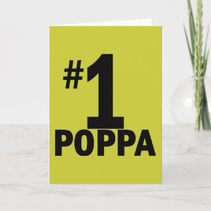 Numrera en Poppa produkter Kort