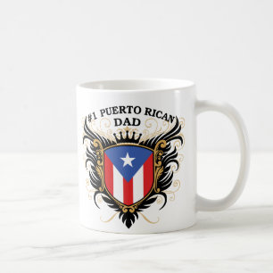Numrera en Puerto Rican pappa Kaffemugg