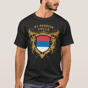 Numrera en serbisk Uncle T Shirt