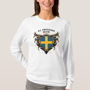 Numrera en svensk mamma t-shirt