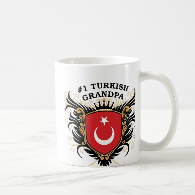 Numrera en turkisk morfar kaffemugg (Höger)