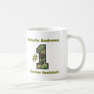 Numrera en undervisning- eller lärareassistent V3 Kaffemugg