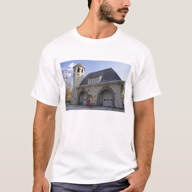 Numrera huset för 19 motor i Washington, D.C. Tee Shirt (Framsida)