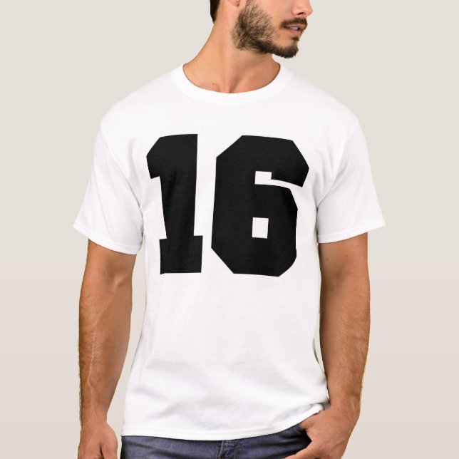 Numrera sport 16 tee shirt (Framsida)