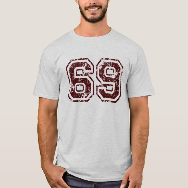 Numrera T-tröja 69 Tee Shirt (Framsida)