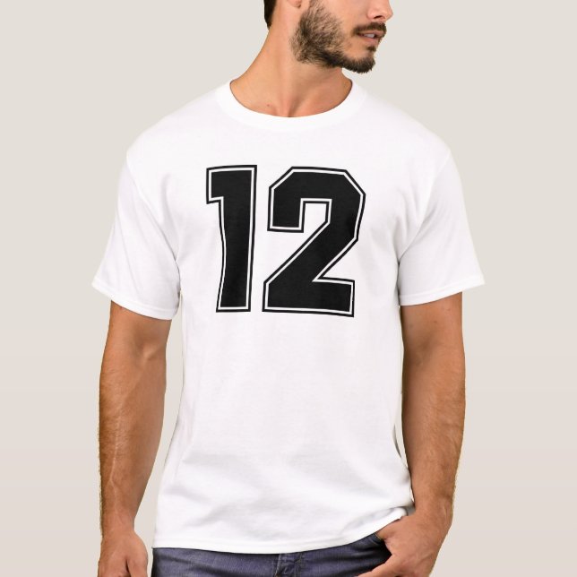 Numrera trycket för frontside 12 tee (Framsida)