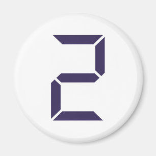 Numrera - två - 2 magnet