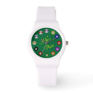 Numrerad Billiardbassängboll Armbandsur