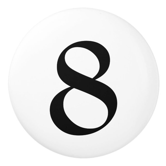 Numrerade enhetshandtag knopp (Framsidan)