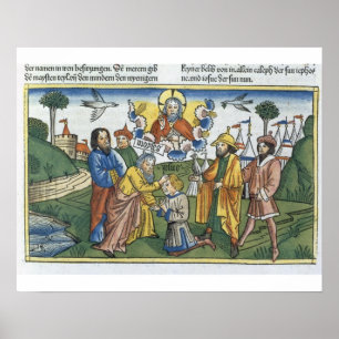 Numrerar 27 18-23 Moses lägger hans räcker på Poster