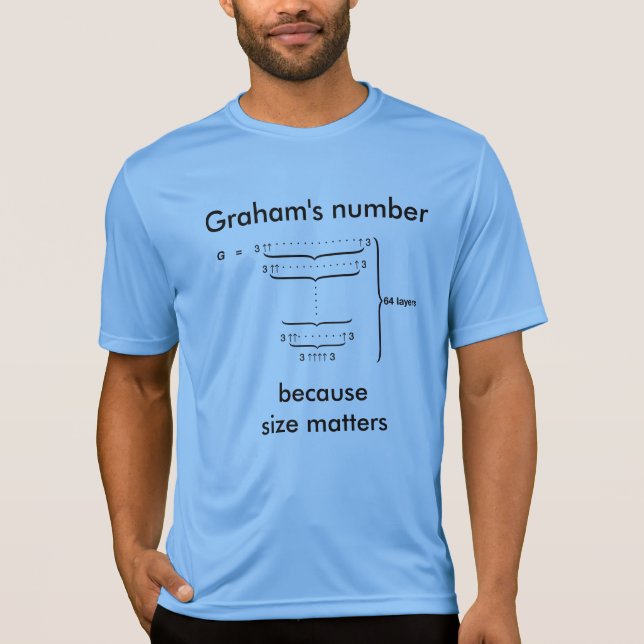 "Numrerar Grahams. därför att formatet betyder ", Tee Shirt (Framsida)