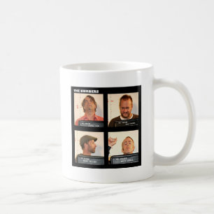 numrerar mugshoten kaffemugg