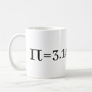 Numret Pi Math & Science Älskare Kaffemugg