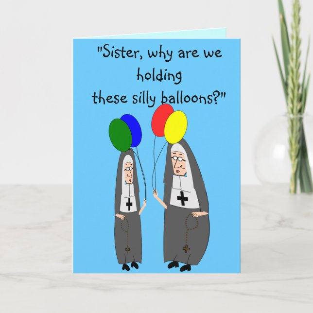 Nun Birthday Gifts Kort (Framsida)
