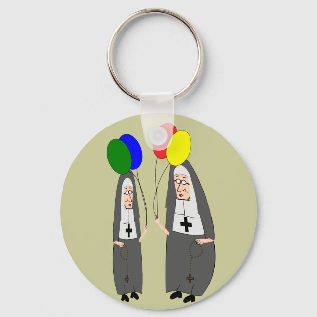 Nun Birthday Gifts Nyckelring (Framsida)