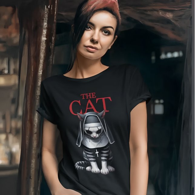 Nun Cat T-Shirt (Skapare uppladdad)