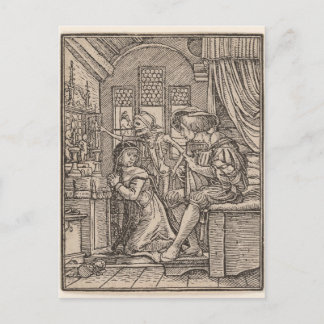 NUN, FRÅN DANSEN (HANS HOLBEIN) VYKORT