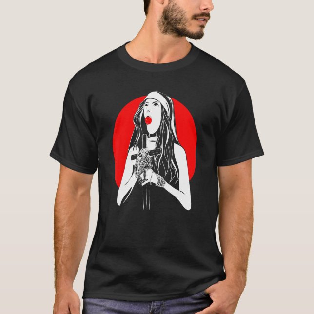 Nun Gag T Shirt (Framsida)