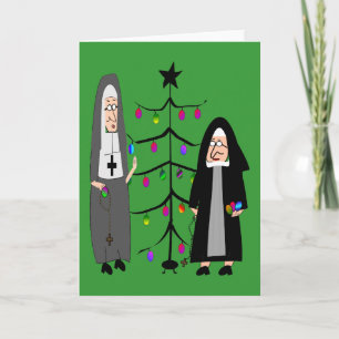 Nun Gifts "Decoration the Julgran" Helgkort