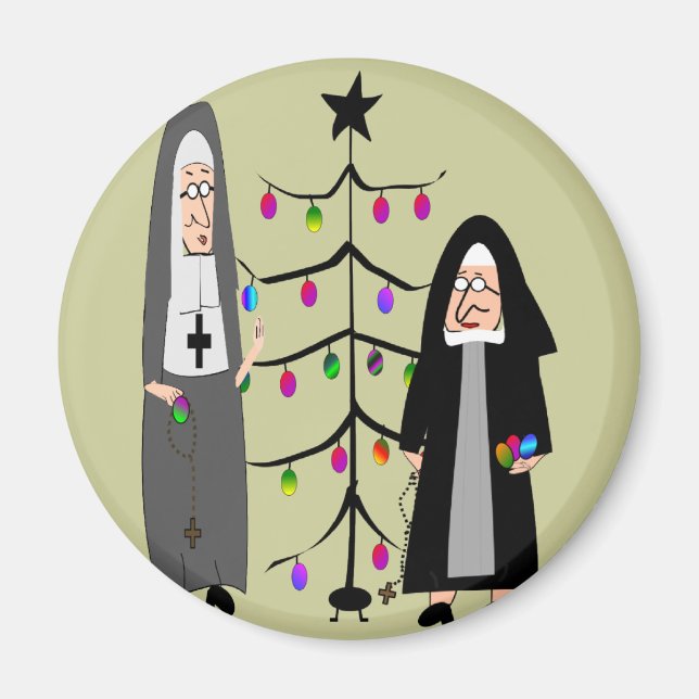 Nun Gifts "Decoration the Julgran" Magnet (Framsidan)