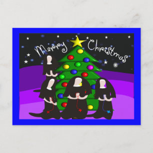 Nun julkort och julklappar helg vykort