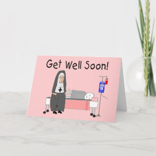 Nun-kort för att komma snart kort