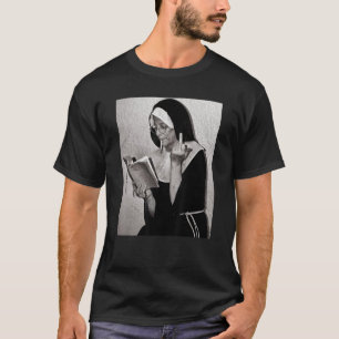 Nun Mitten Finger Attitude Nun Unholy T Shirt