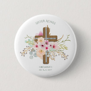 NUN - Ordning eller årsdag - Blommigt Kor Knapp