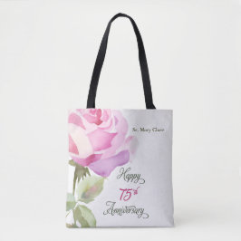 Nun Personalize 75-årsjubileum Rosa Ros Tygkasse