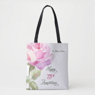 Nun Personalize 75-årsjubileum Rosa Ros Tygkasse