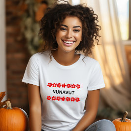 Nunavut Aloha-band rödljus-färg T Shirt