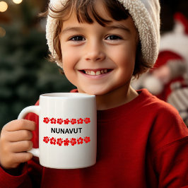 Nunavut Aloha Bands Red Light-Färg Kaffemugg