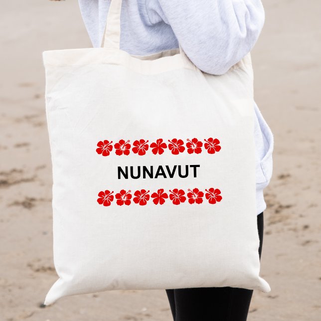 Nunavut Aloha Bands Red Light-Färg Tygkasse (Skapare uppladdad)