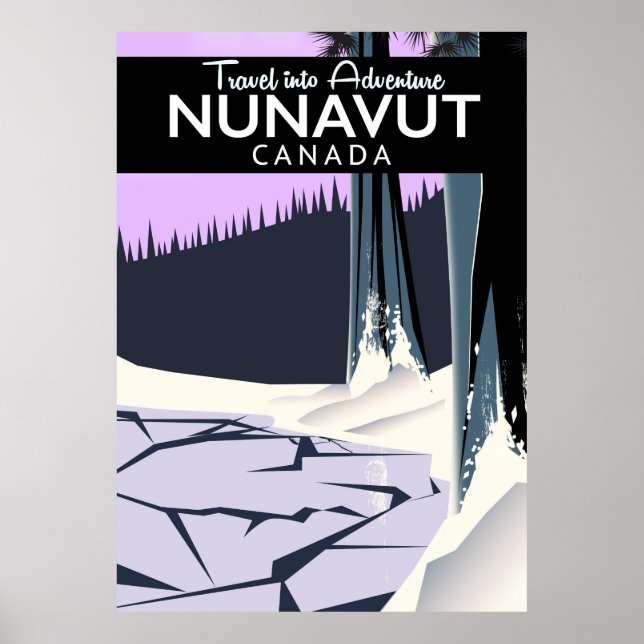 Nunavut Kanada Resaffiche Poster (Framsidan)