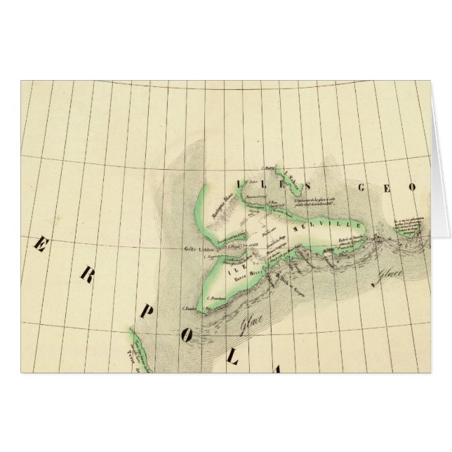 Nunavut, Norra Västern Hälsningskort (Framsidan Horizontal)