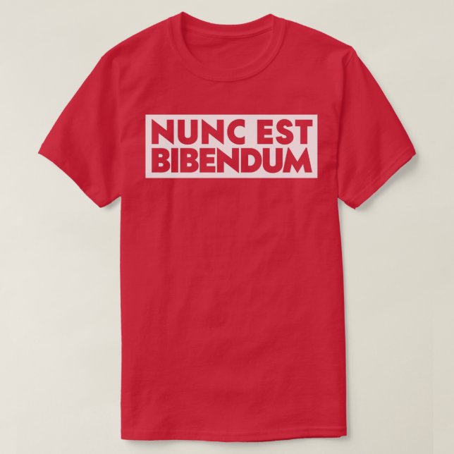 Nunc est bibendum Latin T Shirt (Design framsida)