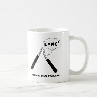 Nunchucks löser problem kaffemugg
