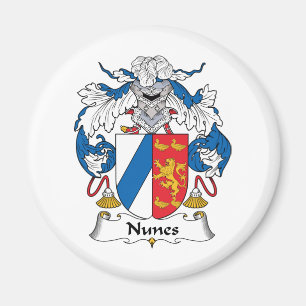 Nunes familjvapensköld magnet
