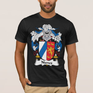 Nunes familjvapensköld tee shirt