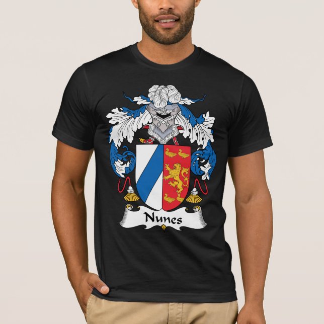 Nunes familjvapensköld tee shirt (Framsida)