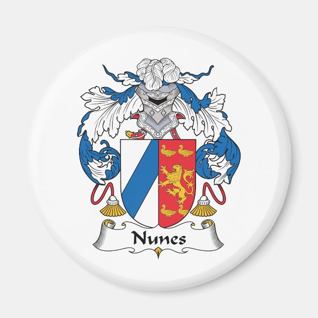 Nunes Family Crest Magnet (Framsidan)