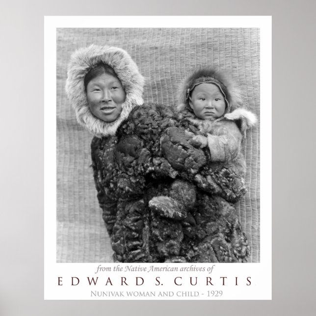 Nunislovakiska kvinnor med barn poster (Framsidan)